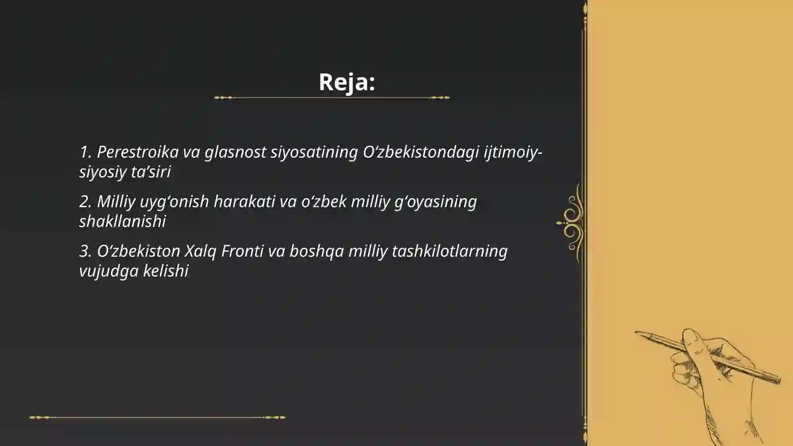 Oʻzbekistondagi Ijtimoiy-siyosiy Jarayonlar 2