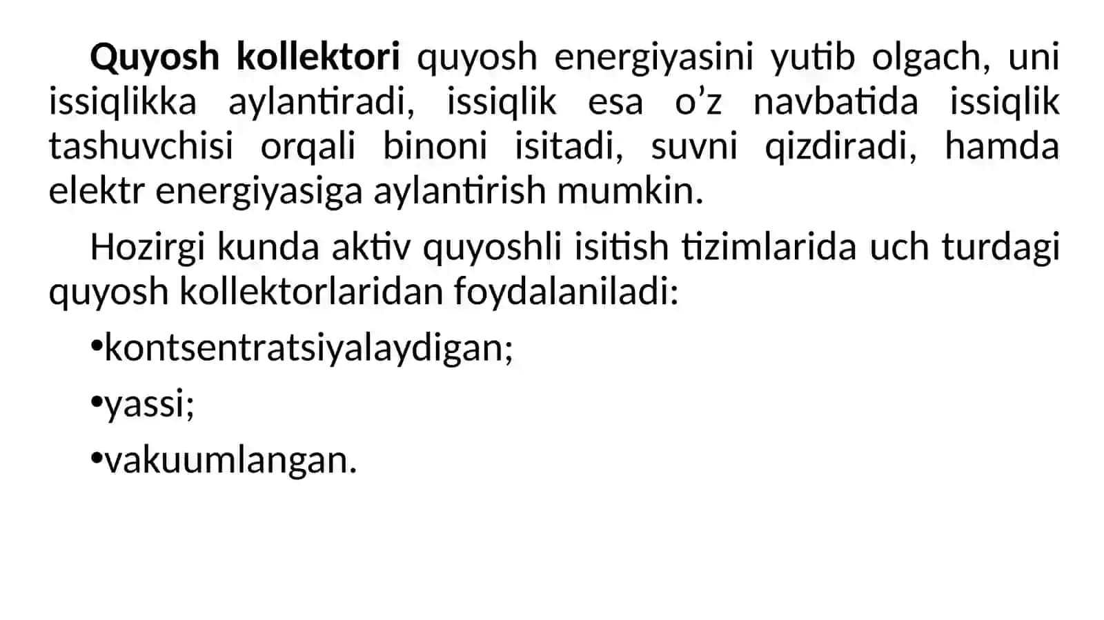 Yassi quyosh kоllеktоrlаri 2