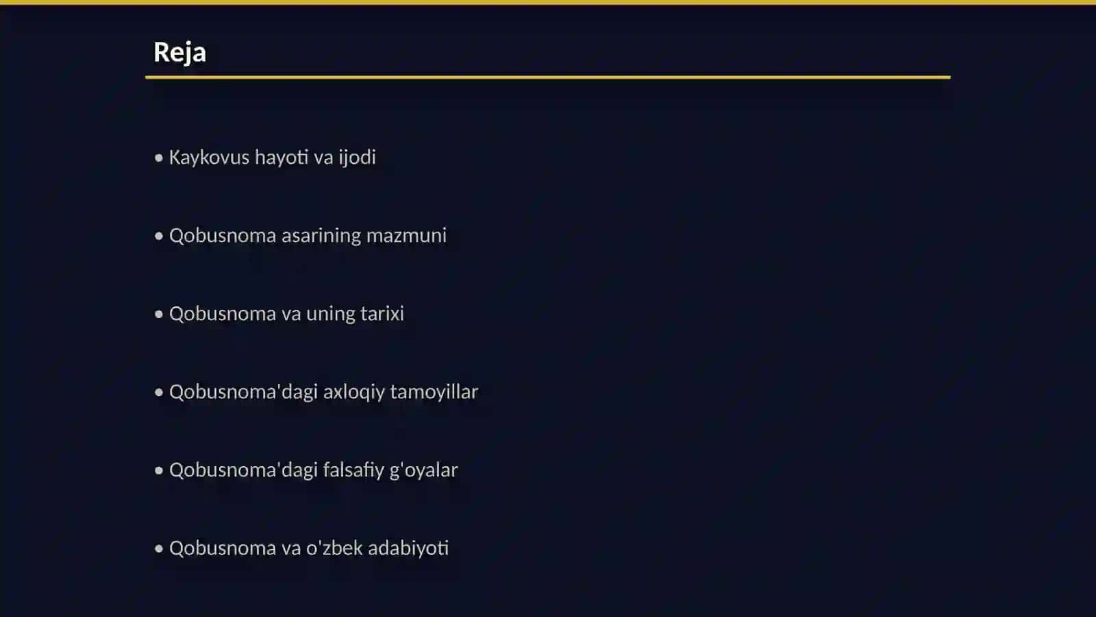 Kaykovus "Qobusnoma" kitob taqdimoti 4 "B" - sinf 2