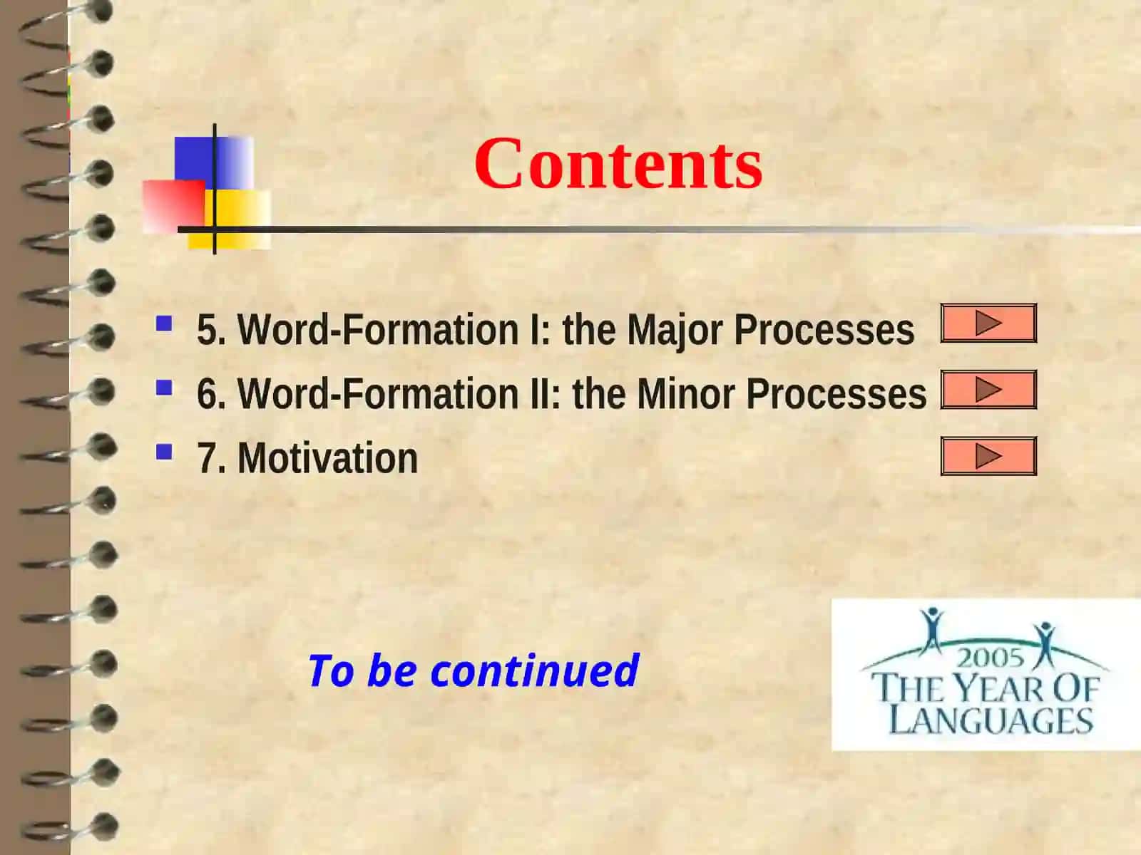 English Lexicology(II) 2