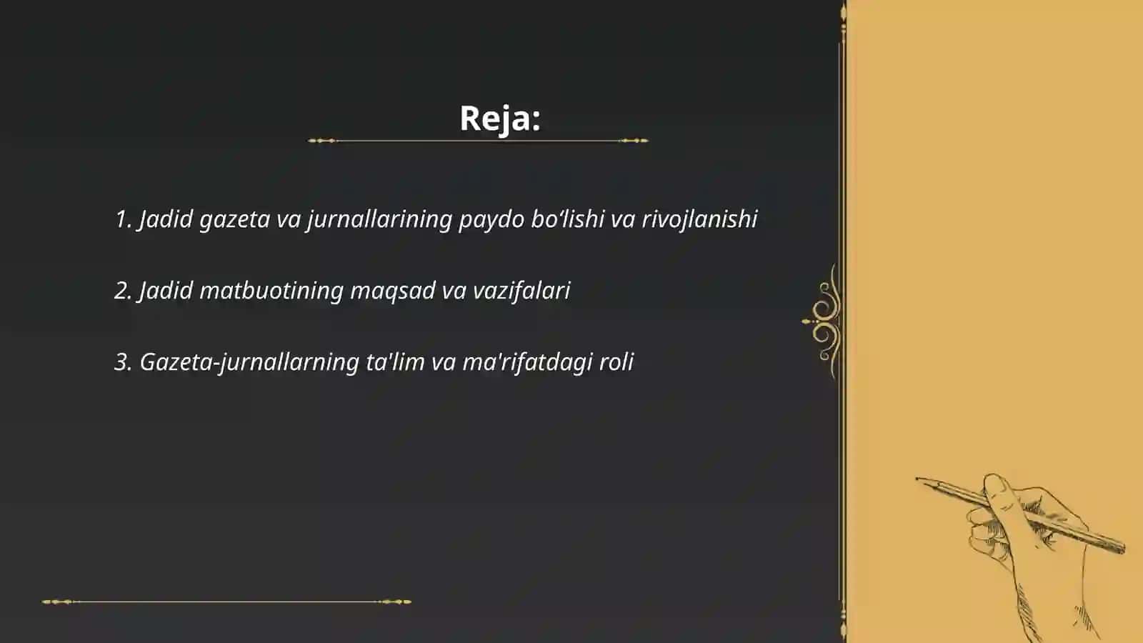 Jadid adabiyotida gazeta jurnallar faoliyati 2
