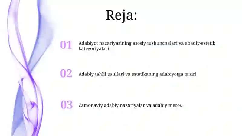 Adabiyot nazariyasi 2