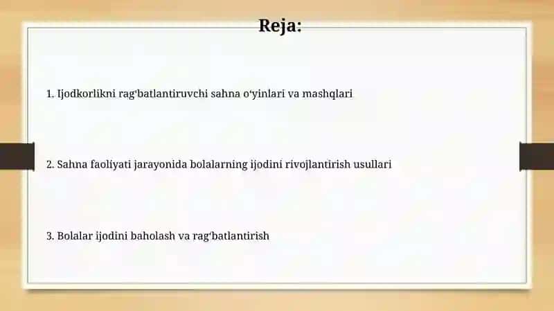 Ijodkorlikni rivojlantirishda o'qituvchining roli 2