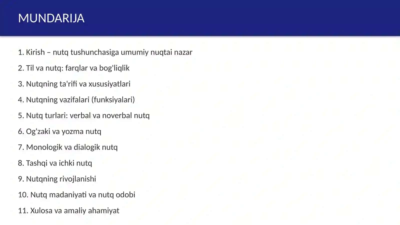 Nutq toʻgʻrisida tushuncha. Nutq turlari va uning vazifalari 2