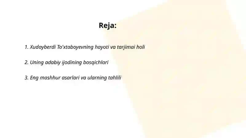 Xudayberdi To'xtaboyevning hayoti va tarjimai holi 2