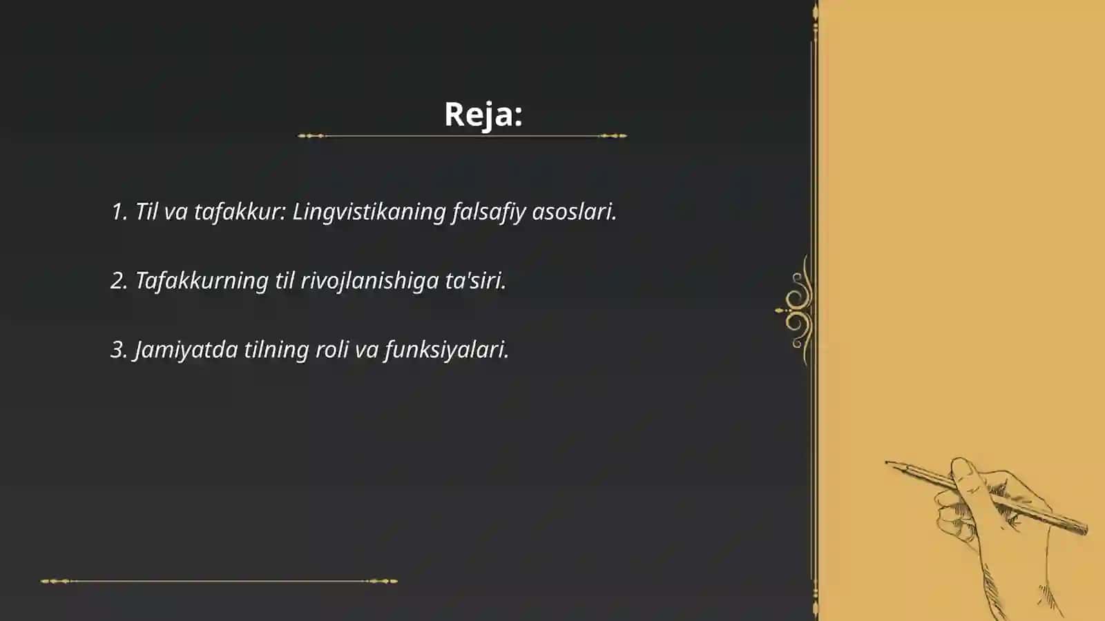 Tillar hamkorligi va rivojlanish qonuniyatlari 2