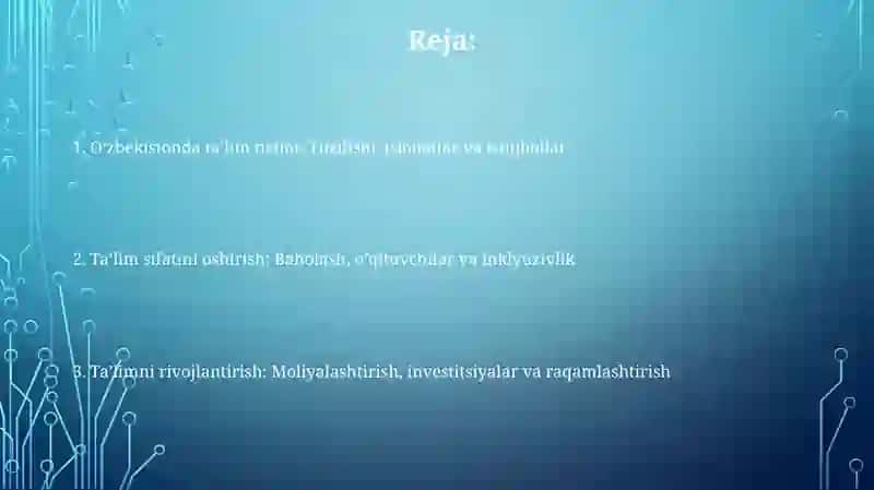 Образование в Узбекистане 2