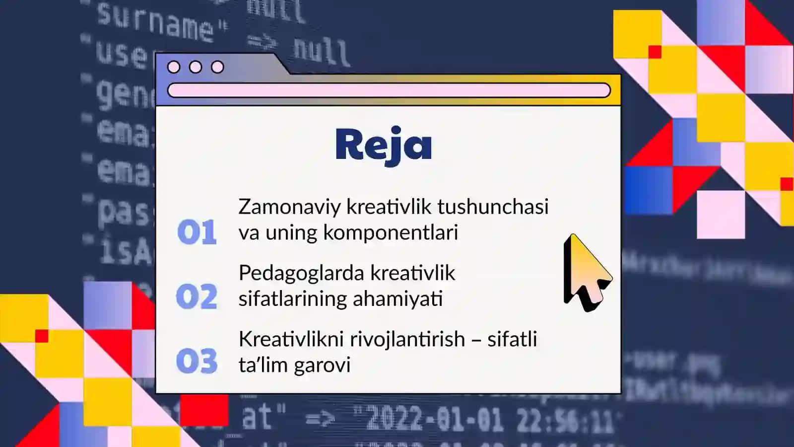 Pedagoglarda zamonaviy kreativlik sifatlarini rivojlantirish 2