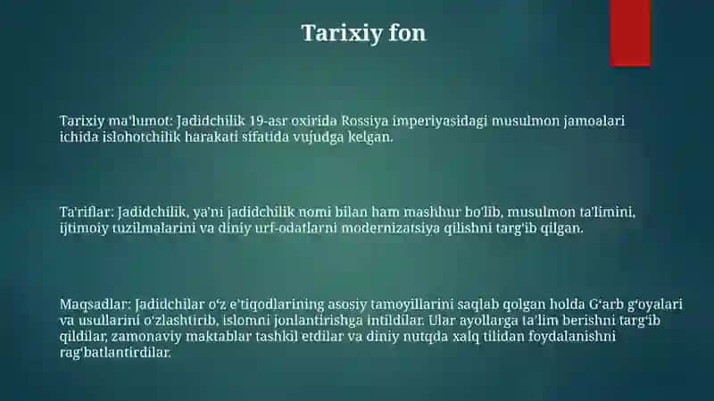 Jadidchilik 2