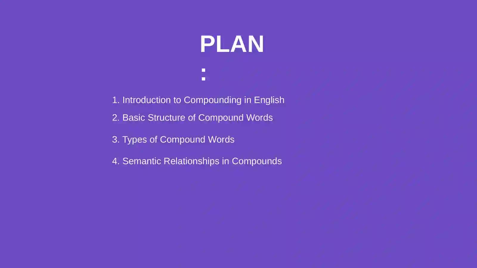 Compounding in English: Structure and Semantics 2
