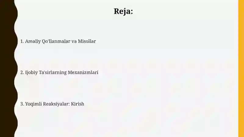 Ikki kivantli reaksiyalar 2