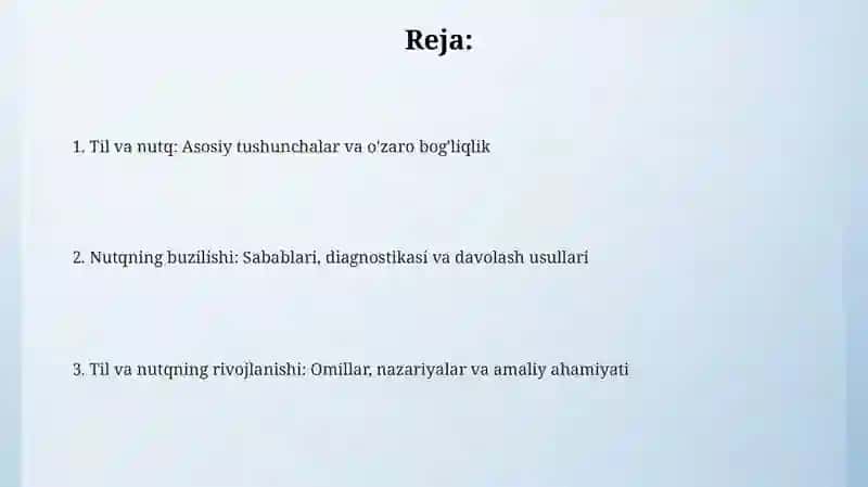 Tilvanutqmunosabati 2