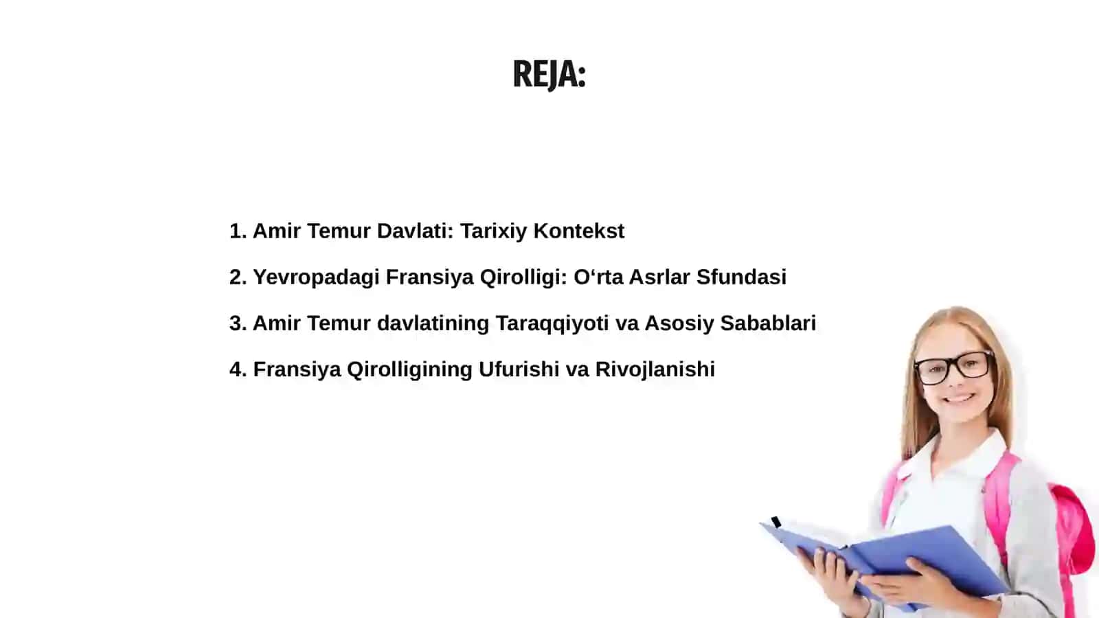 Amir Temur davlati va Yevropadagi Fransiya qirolligining o‘rta asrlardagi taraqqiyoti va tanazzul sabablari (taqqoslama tahlil) 2