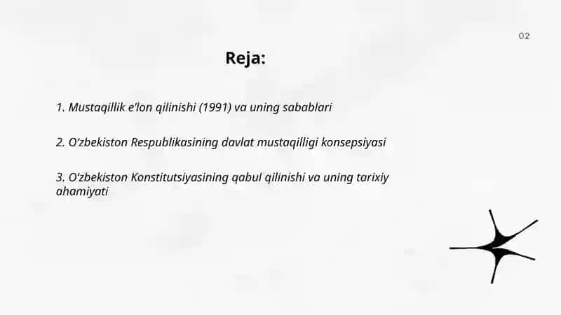 Mustaqil Oʻzbekiston Respublikasi tashkil topishining va uning tarixiy ahamiyati 2
