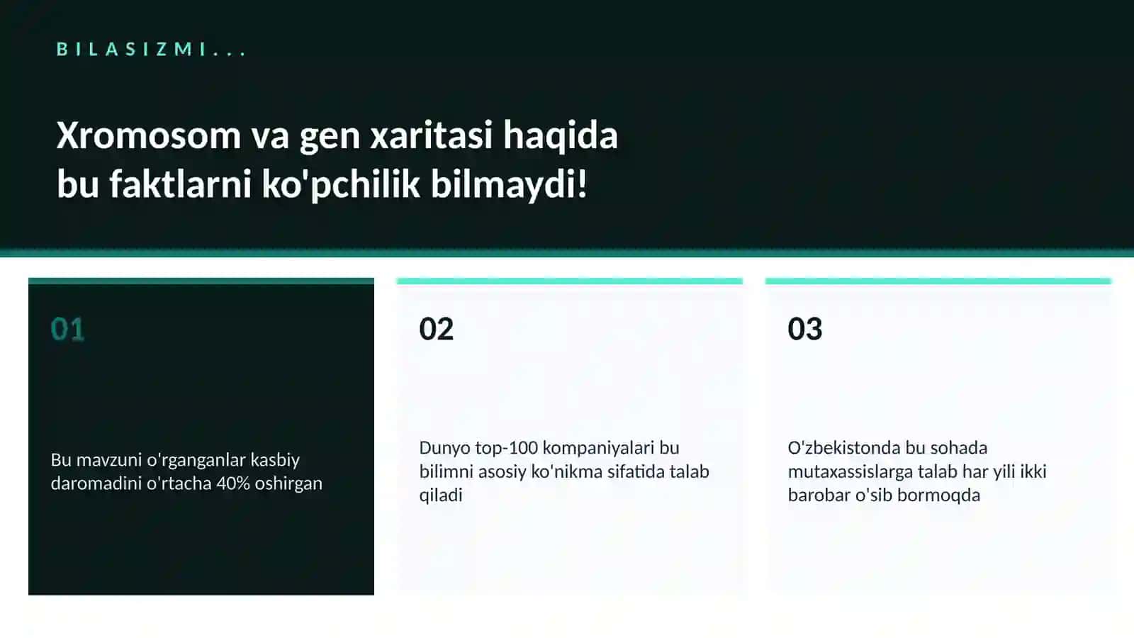 Xromosom va gen xaritasi 2