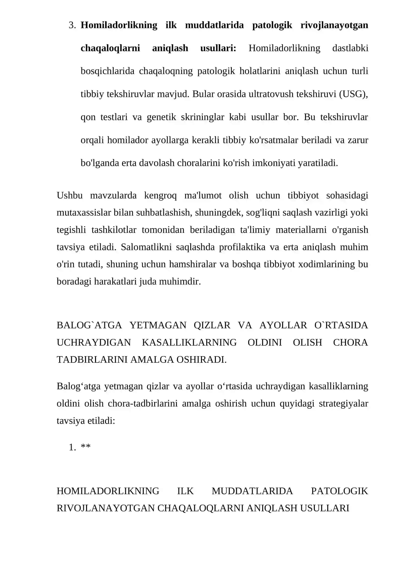Hamshirlikda Onalar va Bolalar bilan Tarbiyaviy Suhbat O'tkazish 2