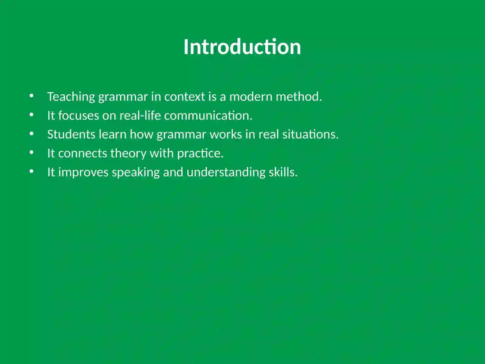 Teaching grammar in context 2