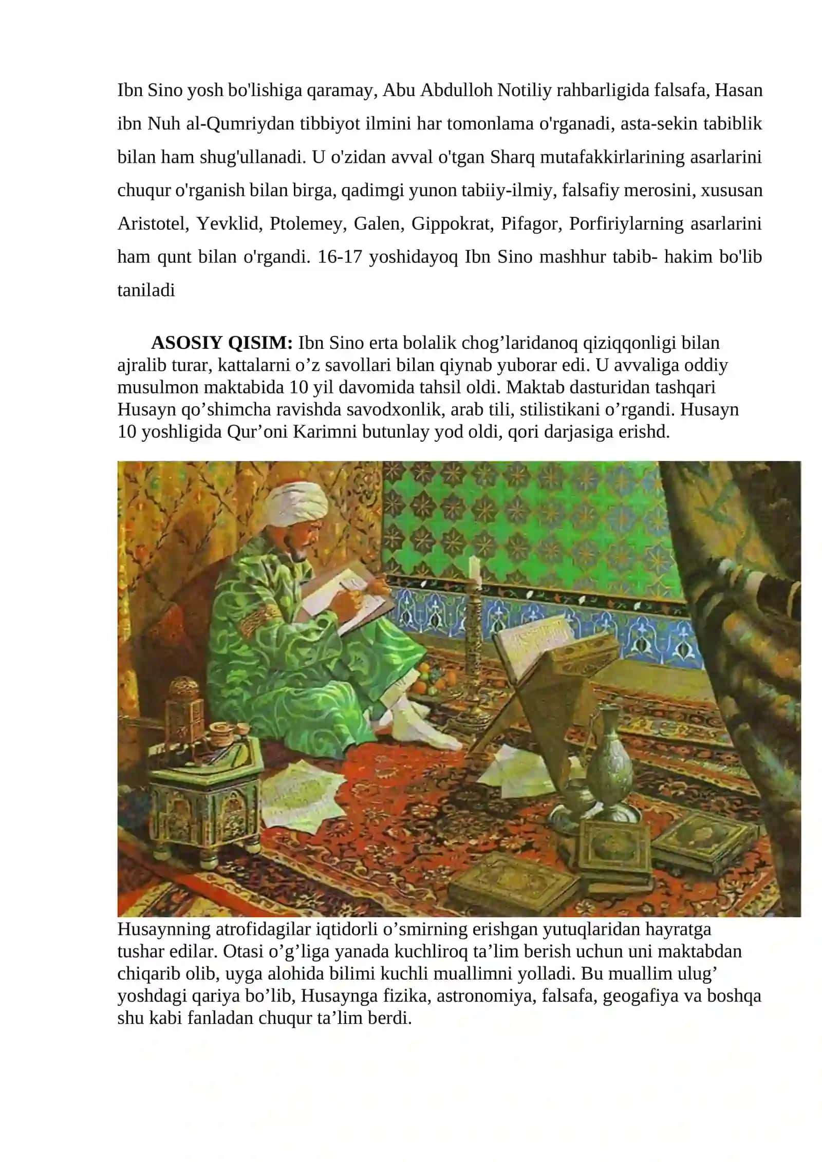 ABU ALI IBN SINO BUYUK QOMUSIY ALLOMA 2