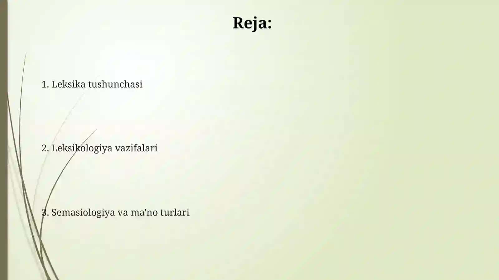 Leksikologiya va semasiologiya 2