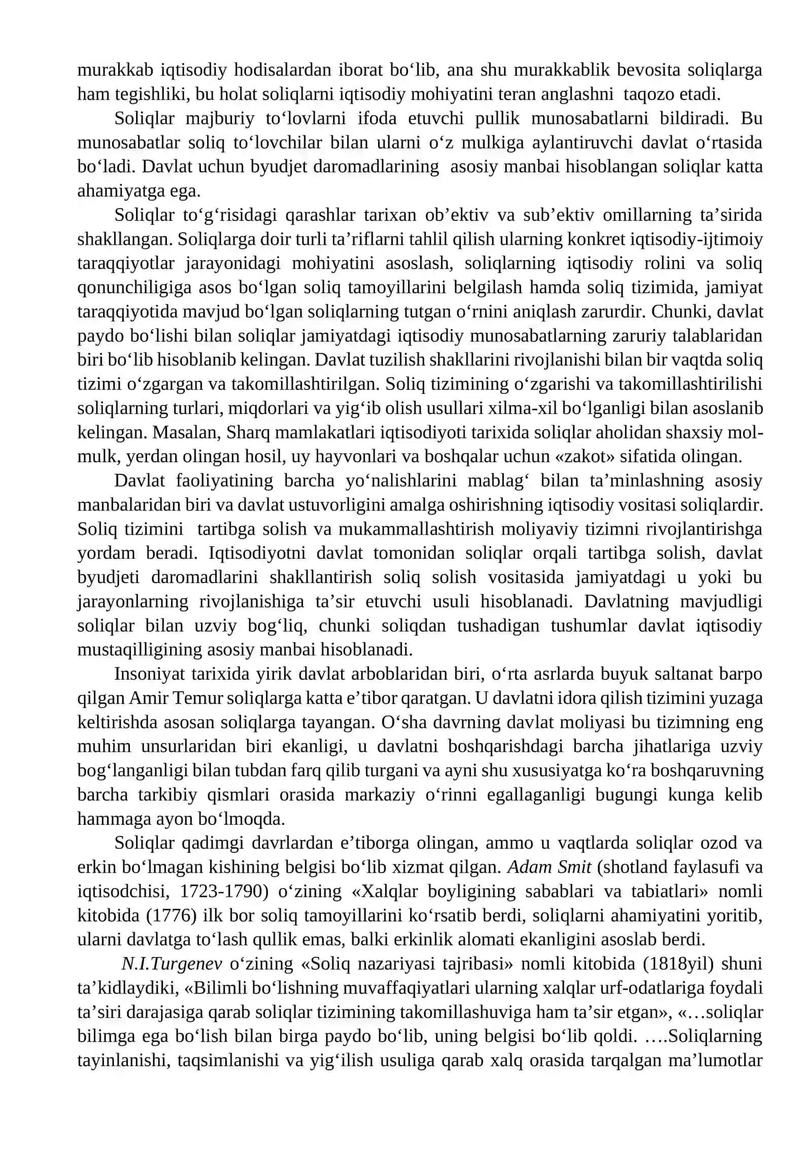 Soliqlarning iqtisodiy mohiyati va ob’ektiv zarurligi 2