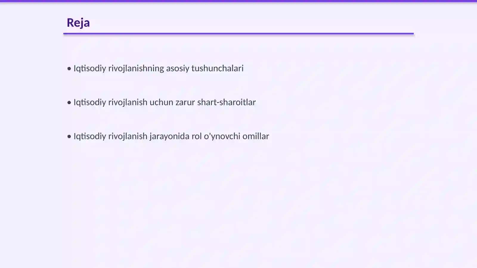 Iqtisodiy rivojlanishning dastlabki shart-sharoitlari va xususiyatlari 2
