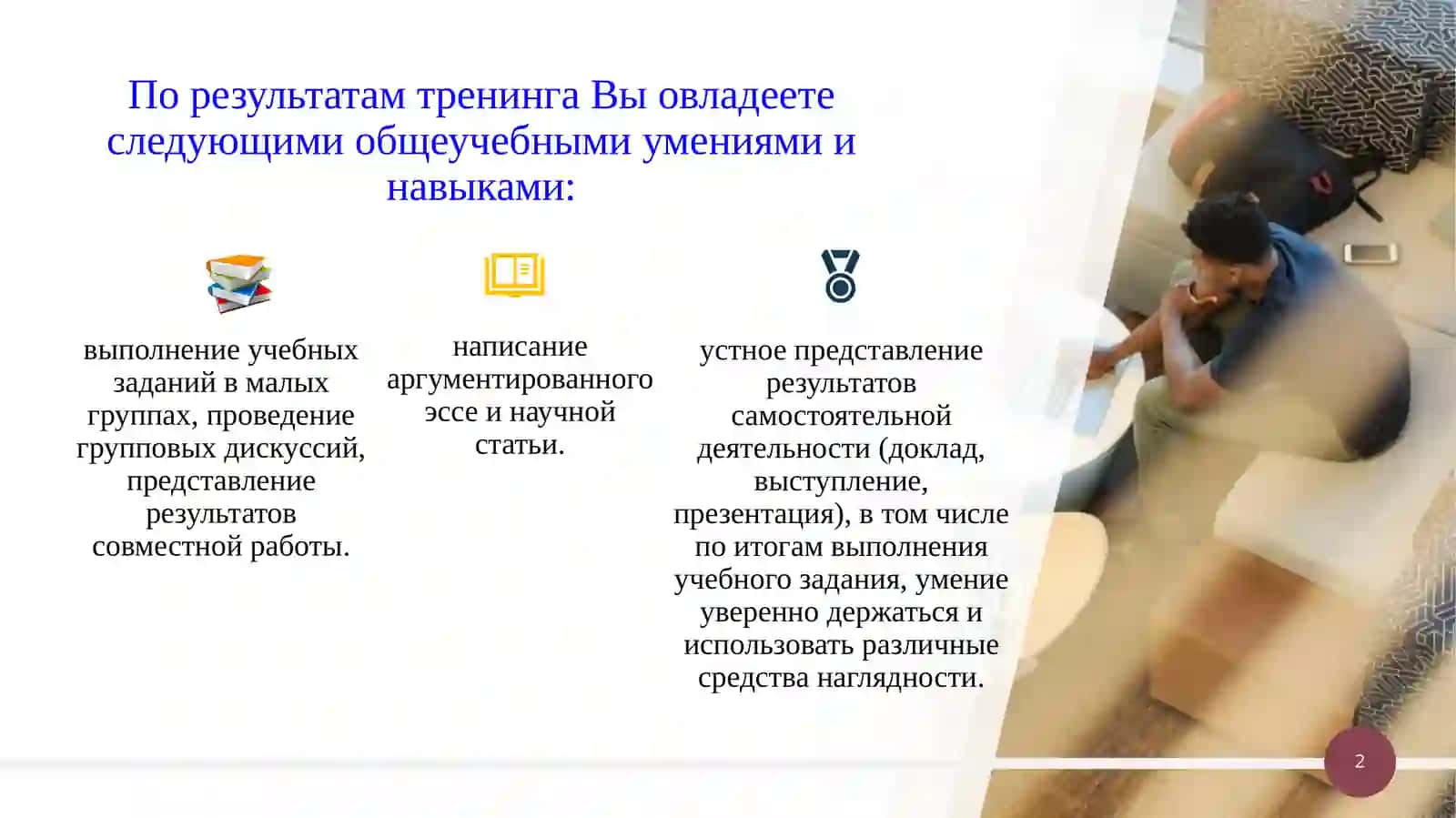 Введение в тренинг «Школа первокурсника» 2