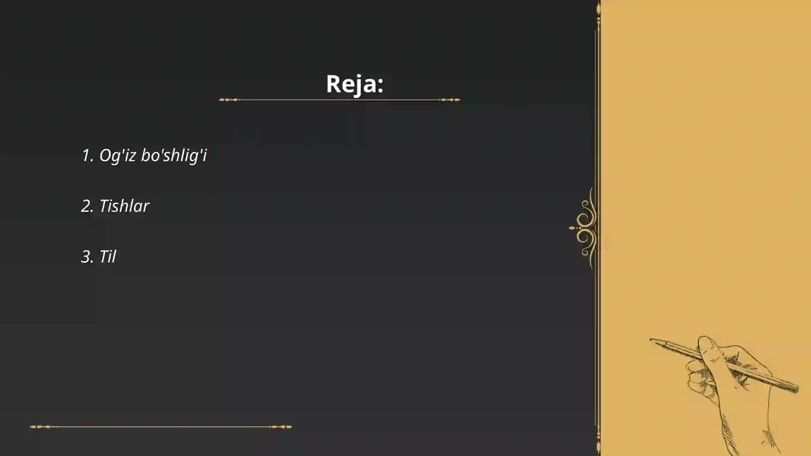 Og'iz bo'shlig'i 2