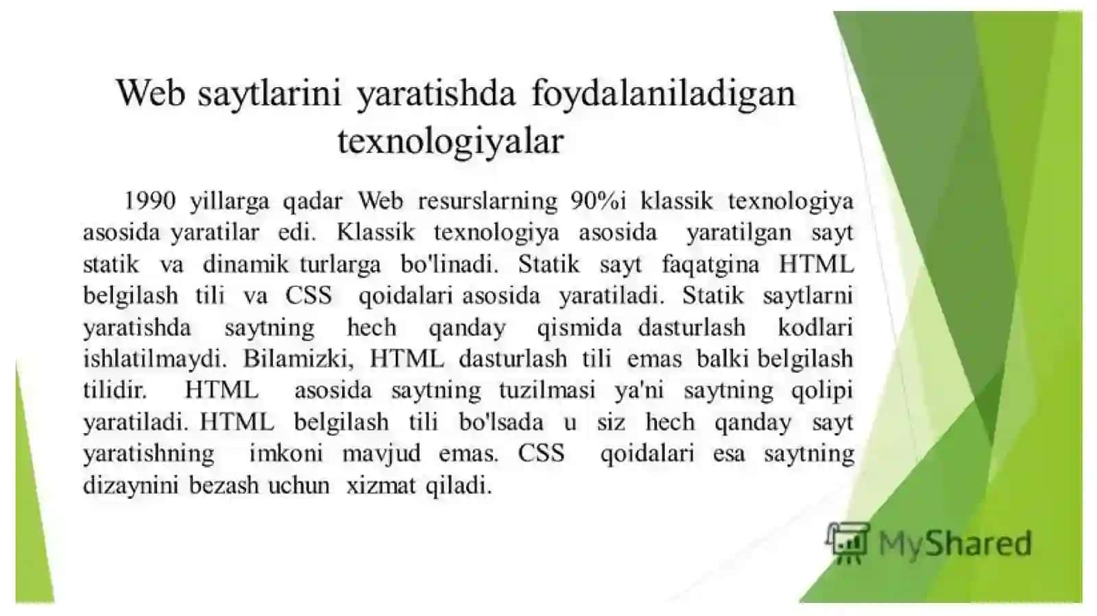 Saytlar va dasturlar 2
