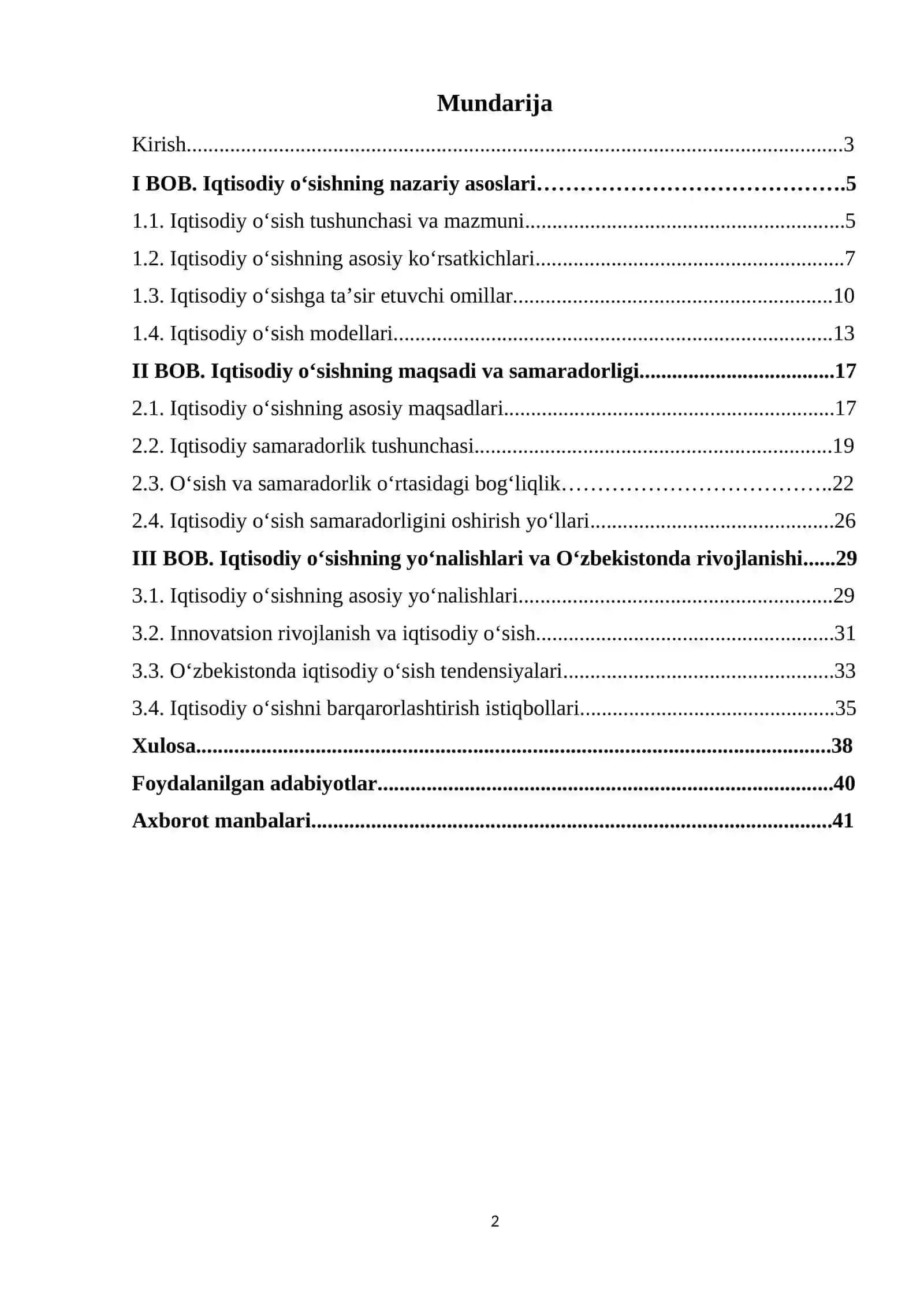 IQTISODIYOT NAZARIYASI 1,2 fanidan 2
