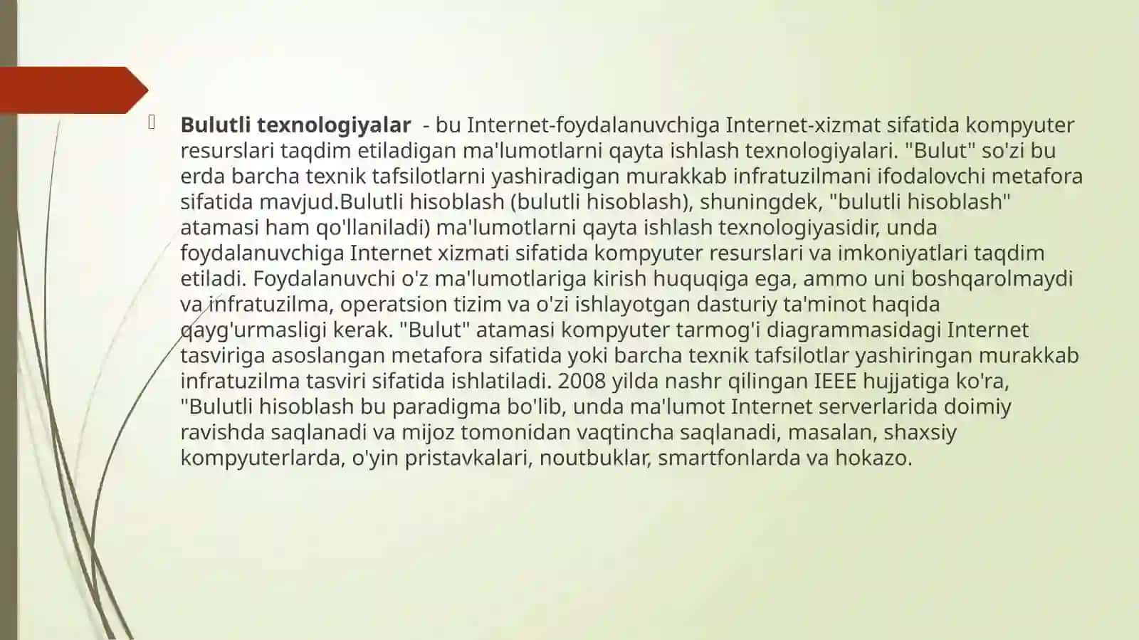 Bulutli texnologiyalar 2