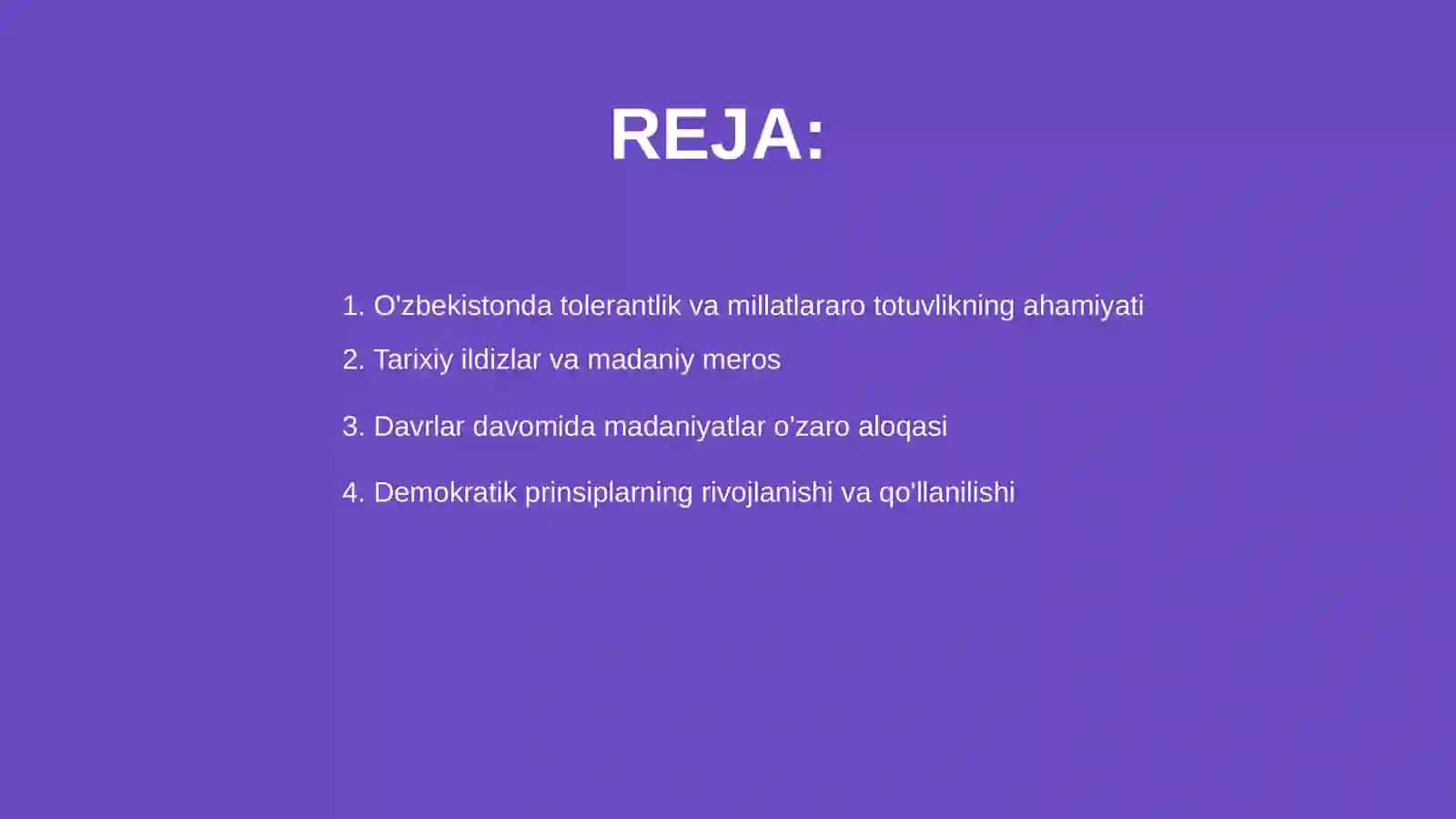 O'zbekistonda tolerantlik va millatlararo totuvlikni ta'minlashning tarixiy ildizlari va demokratik prinsiplari 2