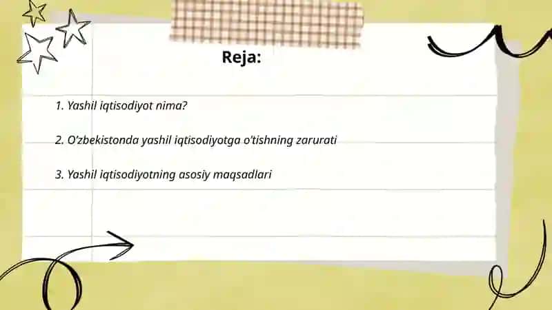 O’zbekistonda “yashil iqtisodiyot”ga o’tish strategiyasi 2