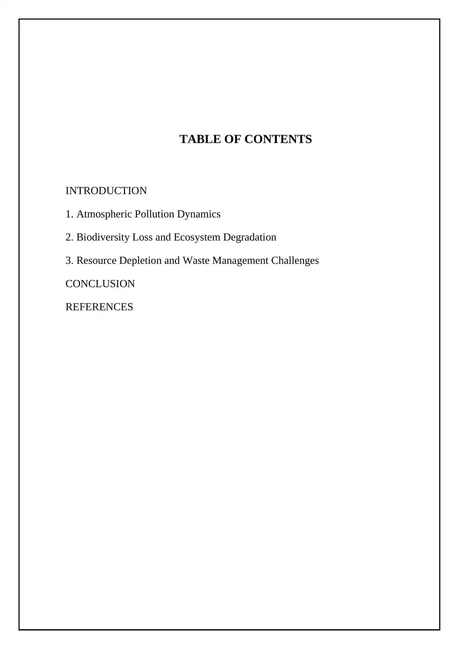 Environmental Problems 2