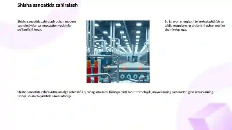 Shisha va keramika sanoatida energiya tejamkor texnologiyalarni qo‘llash 2