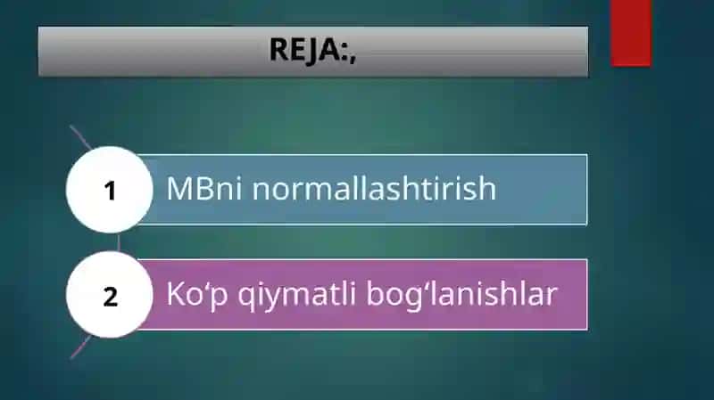 Infologik modеllashtirishning maqsadi 2