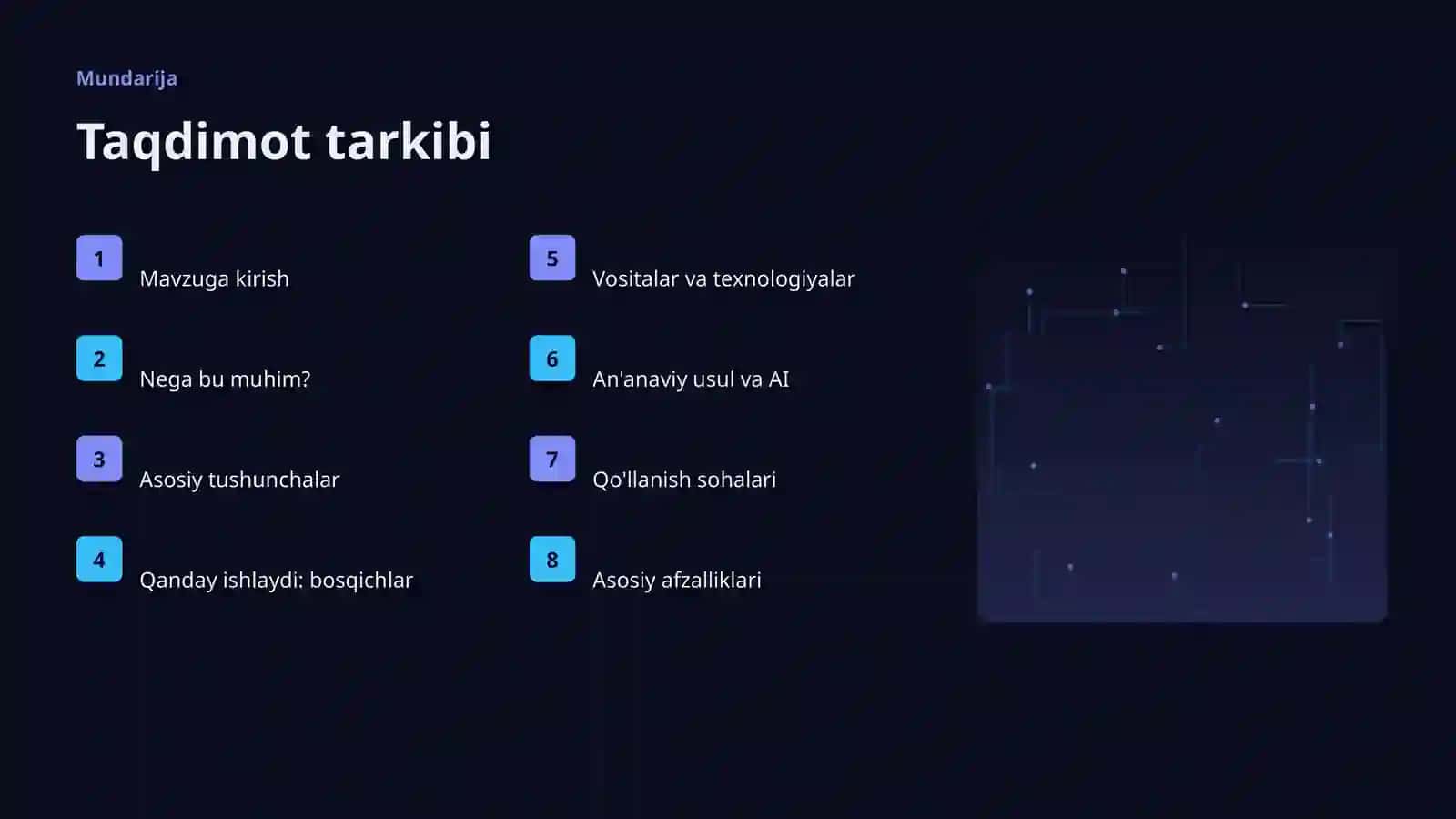 Sun'iy intellekt: foydalanish holatlari 2