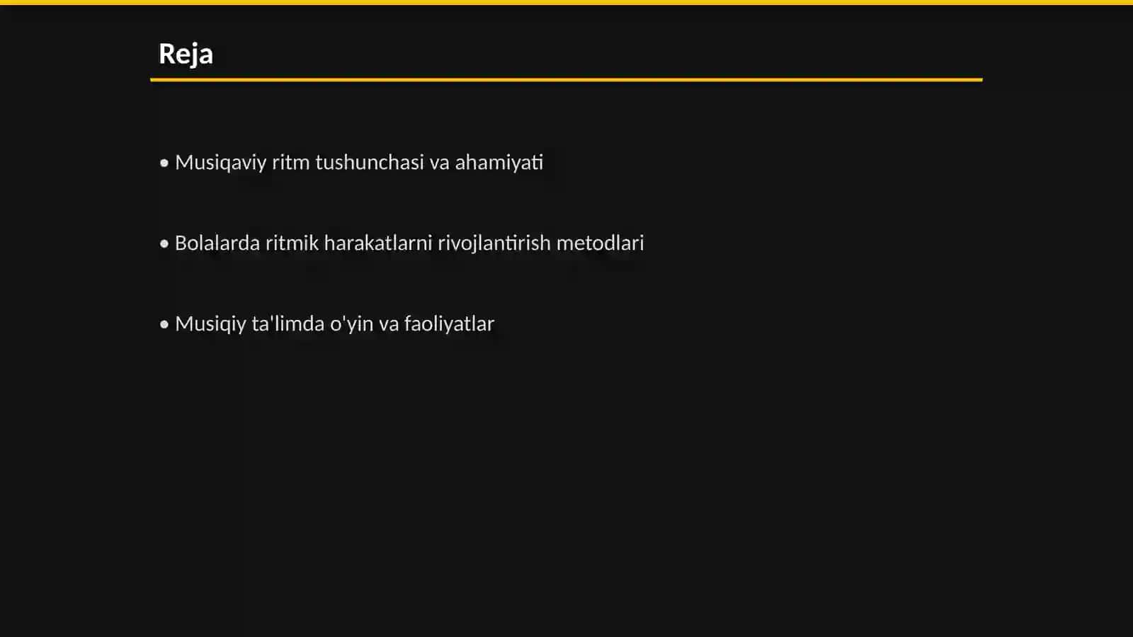 Bolalarni musiqaviy ritmik harakatlarga o'rgatish 2