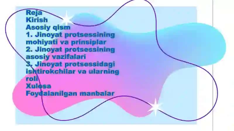 JINOYAT PROTSESSI TUSHUNCHASI VA UNING VAZIFALARI 2