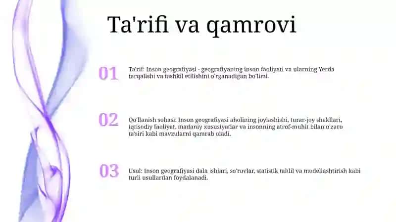 Inson Geografiyasi 2