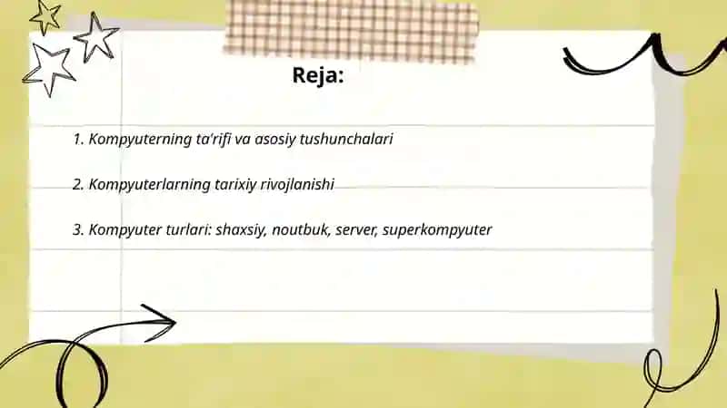 Kompyuter haqida umumiy tushuncha 2