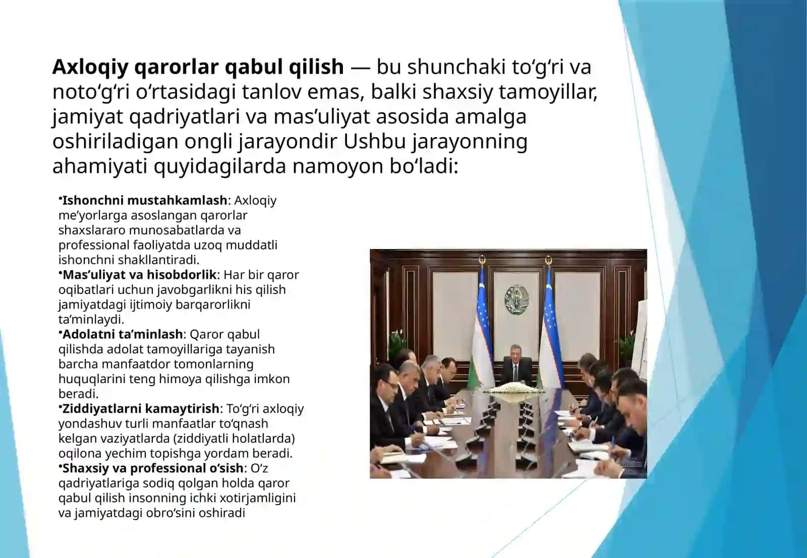 Utilitarizm va huquqlarni nazariyasiga asoslangan qarorlar qabul qilish modellari 2