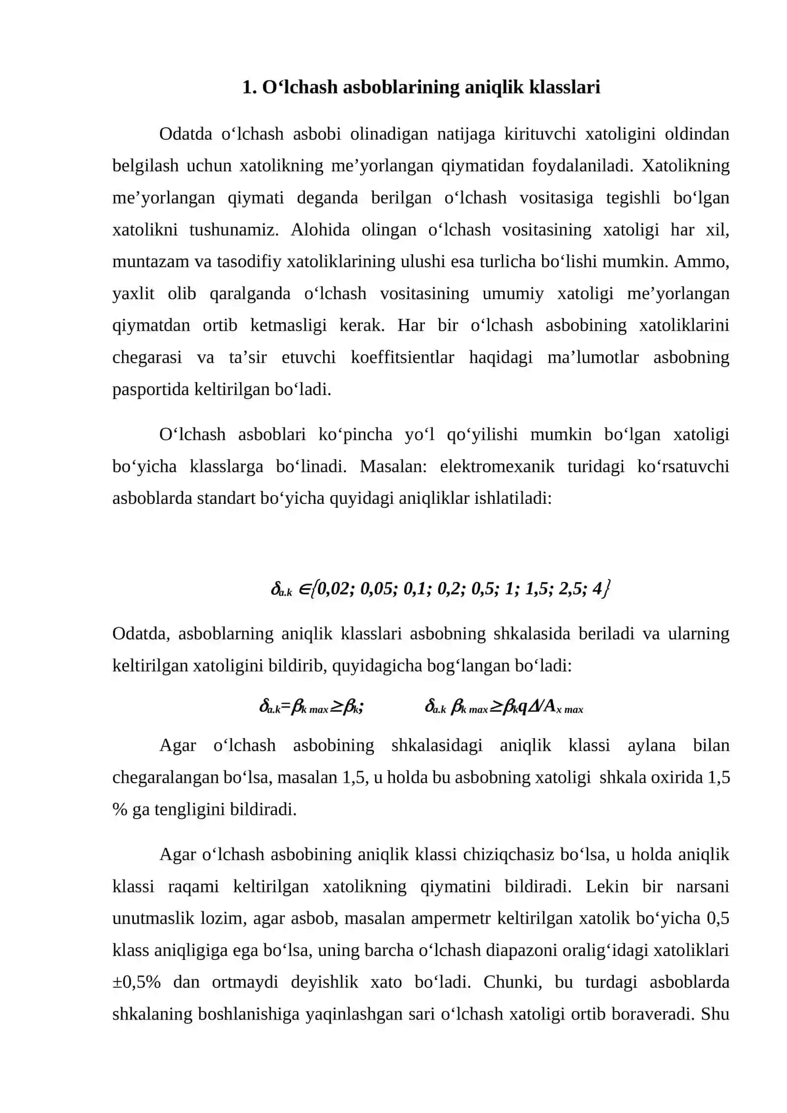 Analogli elektr o’lchash asboblari mexanizmlari 2