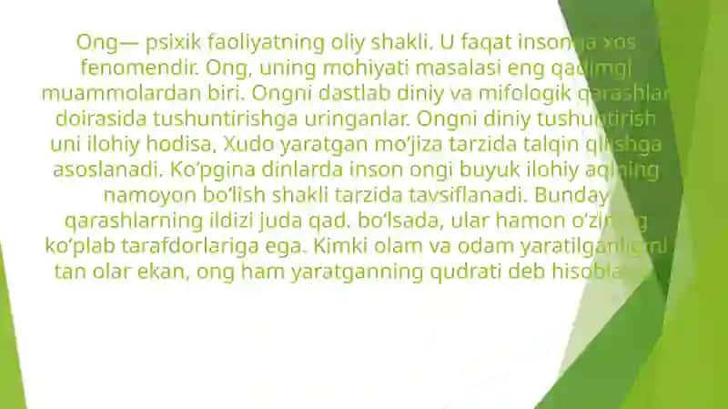 IJTIMOIY ONGNING MOHIYATI VA NAMOYON BO’LISH XUSUSIYATLARI 2