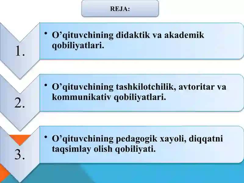 Pedagogik qobiliyatning turlari va ularning tashnifi 2