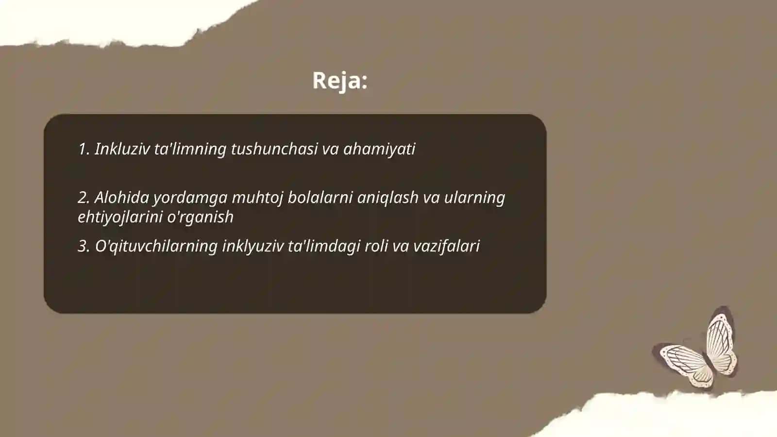 Inklyuziv taʼlim. Gospital pedagogika 2