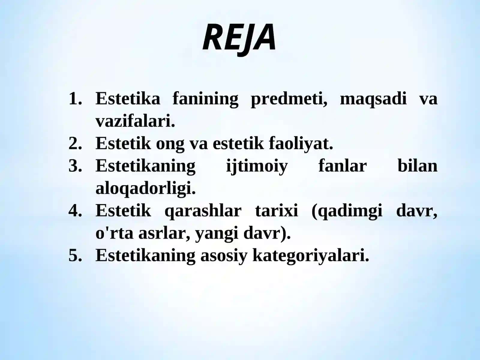 Nafosatfalsafasi(Estetika) 2