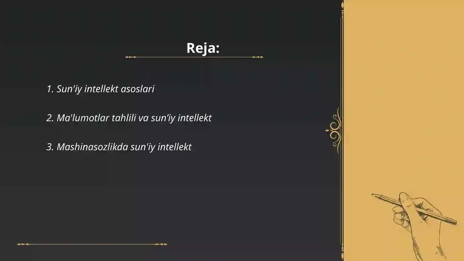 Sun'iy intellekt asoslari 2