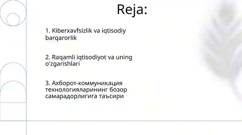 Axborot-kommunikatsiya texnologiyalari (AKT) tizimlari 2
