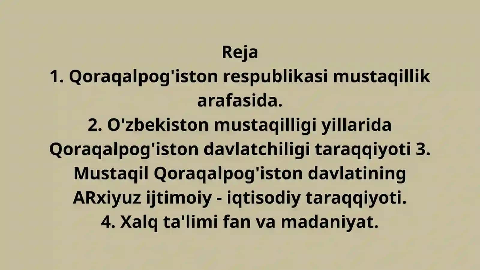 Qoraqalpog'iston Respublikasi ta'riflariga e'tiroz 2