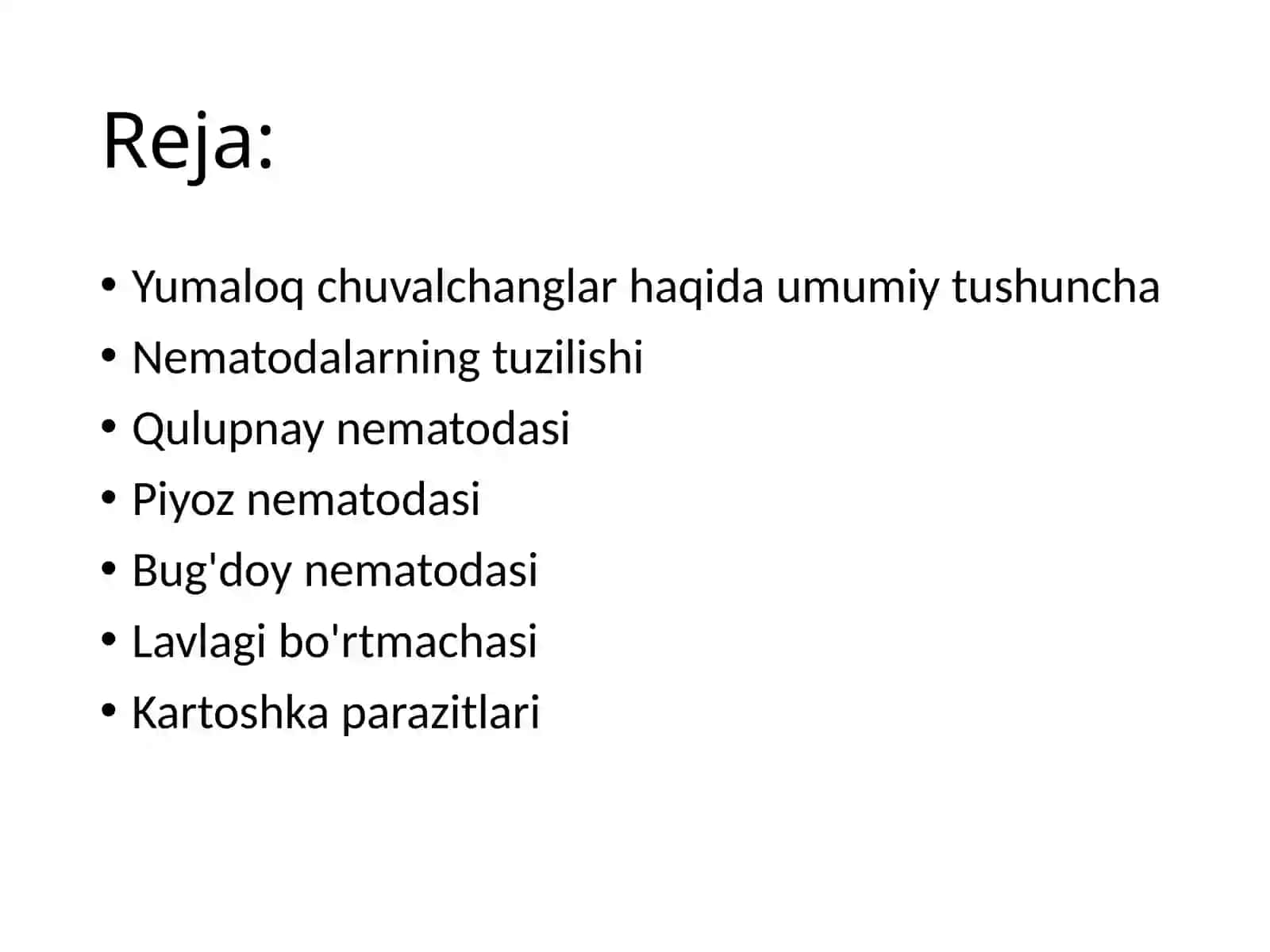 O'simliklarda parazitlik qiluvchi yumoloq chuvalchanglar 2